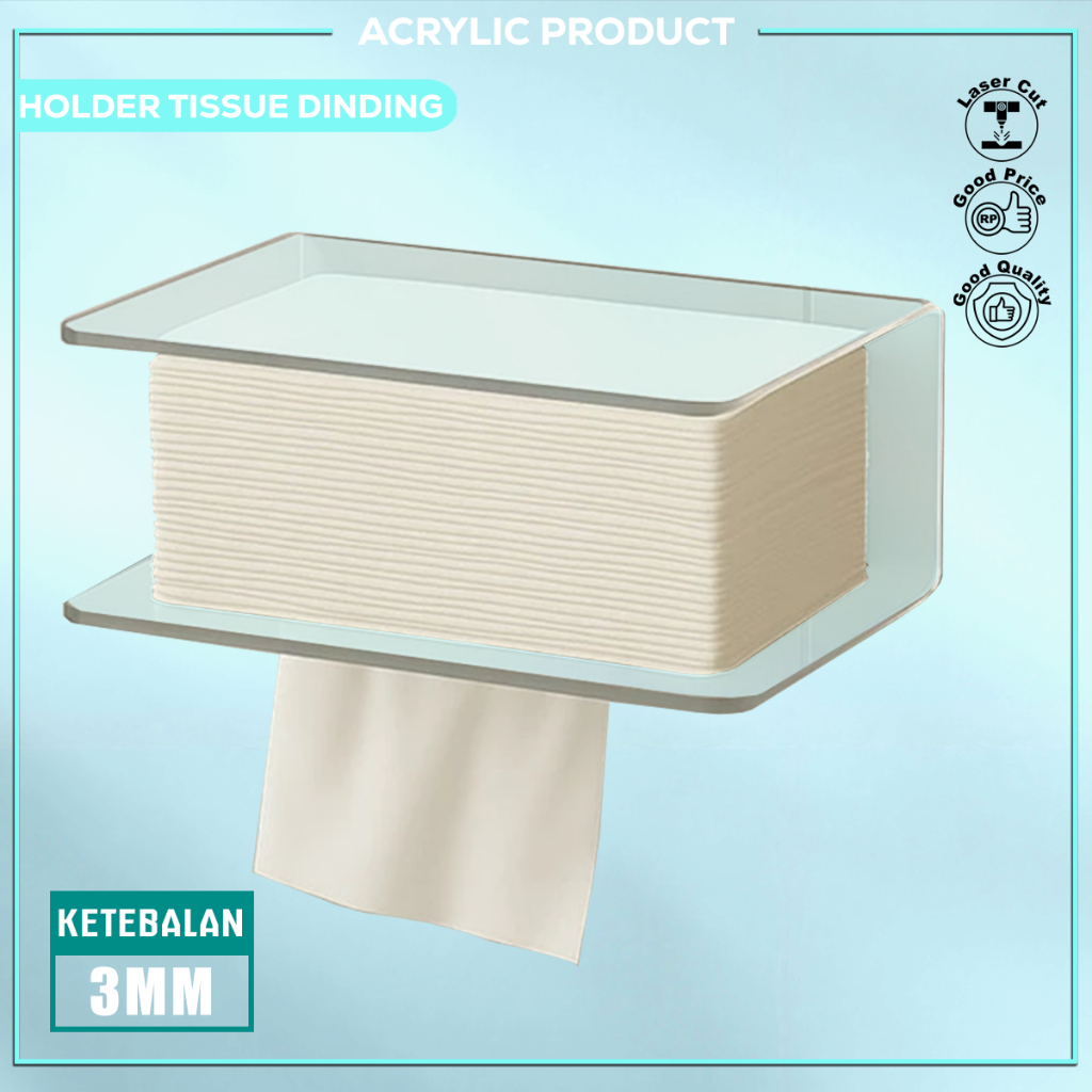 Acrylic Tissue Storage Box Wall Holder Tissue Wall Rack Tissue R26 ...