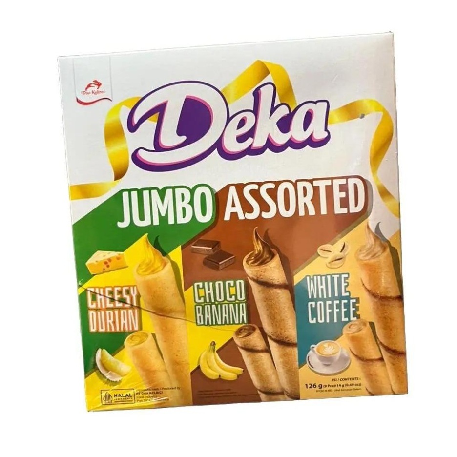 Deka Wafer Roll Jumbo Assorted Gift Pack Box 126g | Shopee Philippines