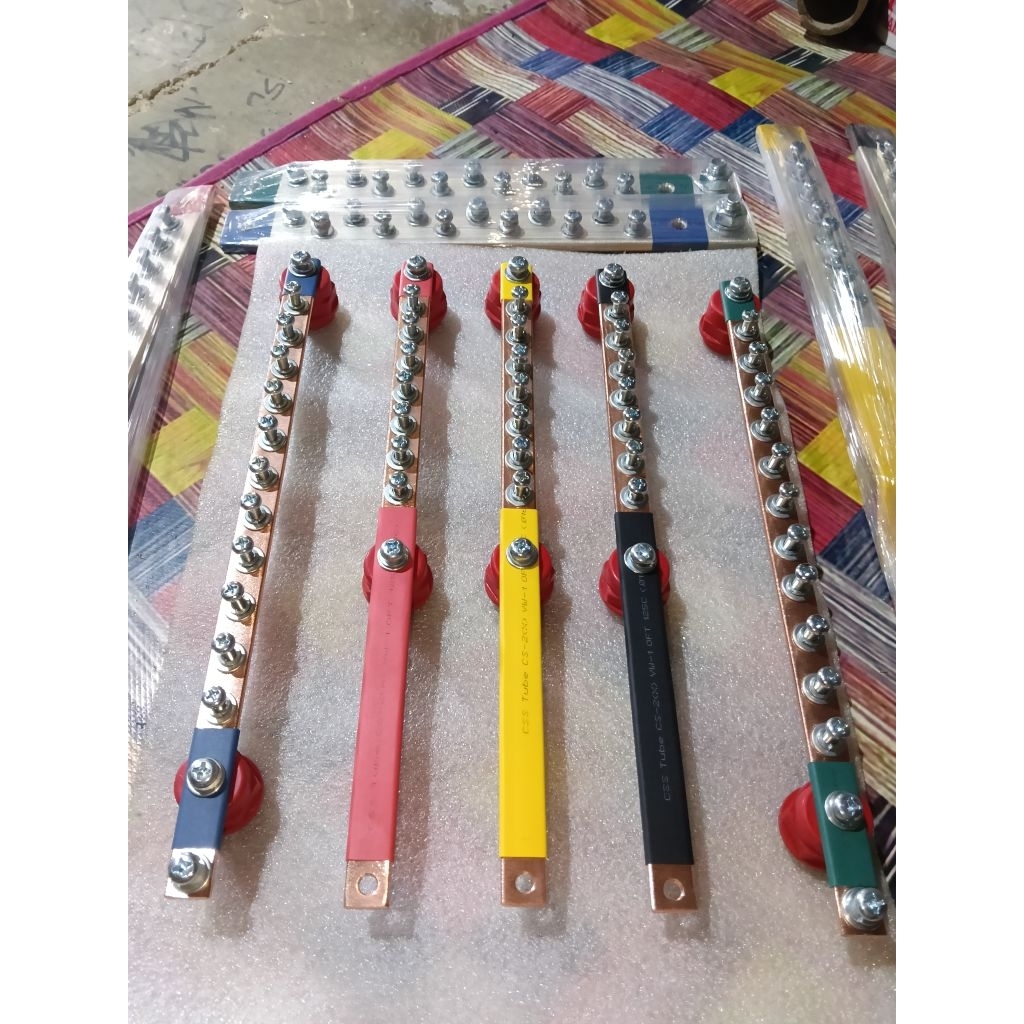 BUSBAR 315 RSTN + GROUND 30 CM LENGTH FOR MCCB 30A/100A | Shopee ...