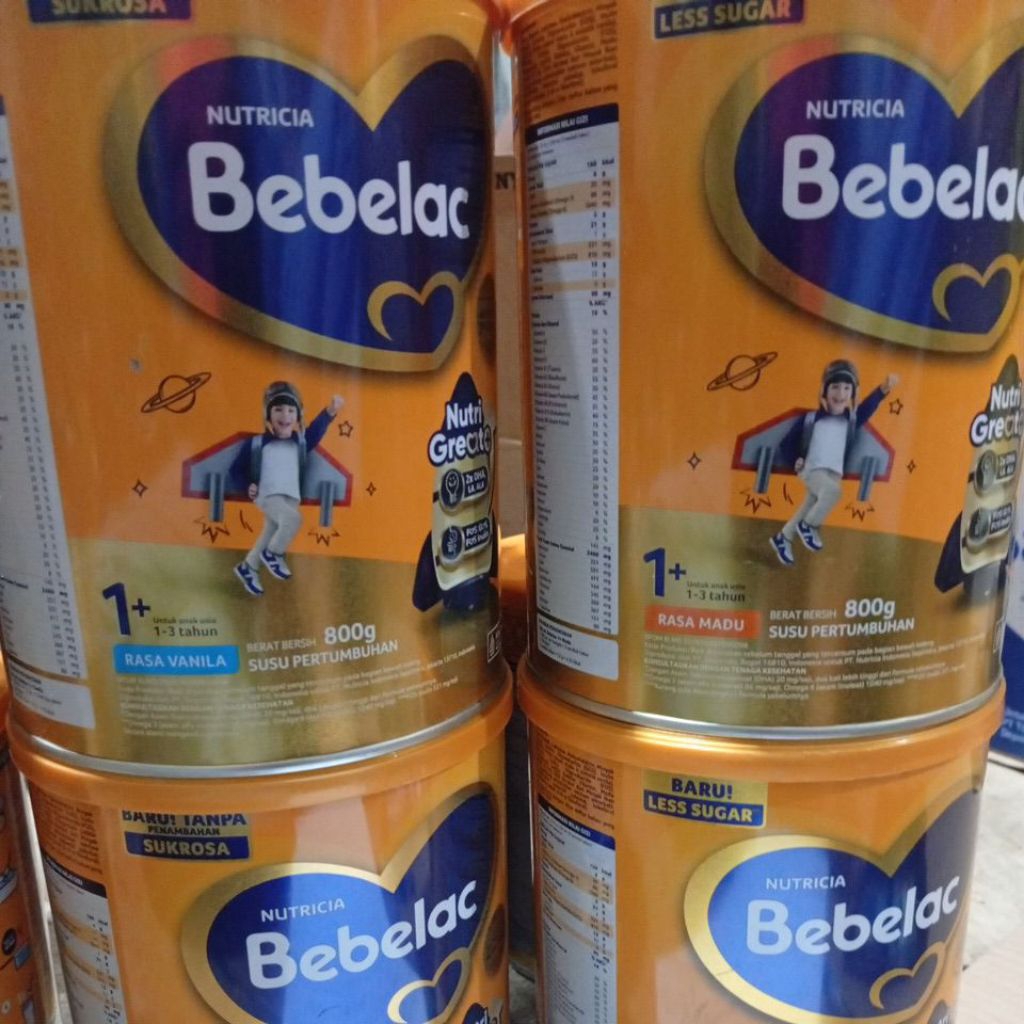 Bebelac 1+800g Nutri Great Vanilla /Honey Powdered Milk Growth Milk ...