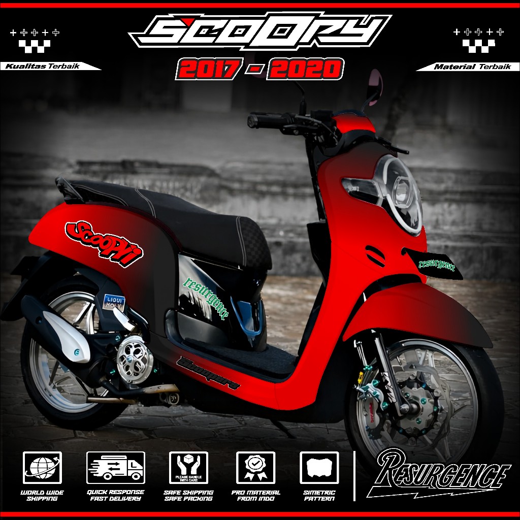 Decal Sticker Scoopy 2017 2018 2019 2020 Fi New Fullbody - NEWEST Decal ...