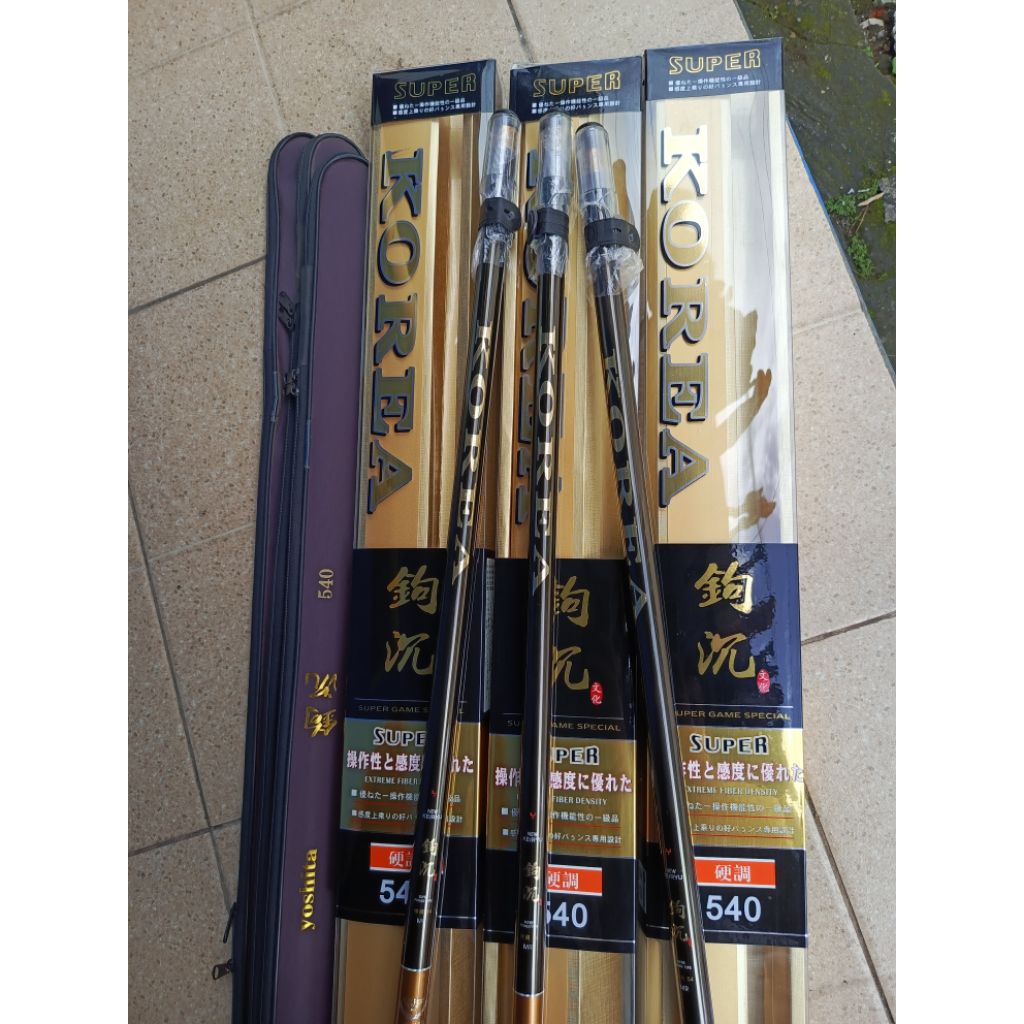Yoshimurata Korean long fishing rod 540 original import | Shopee ...