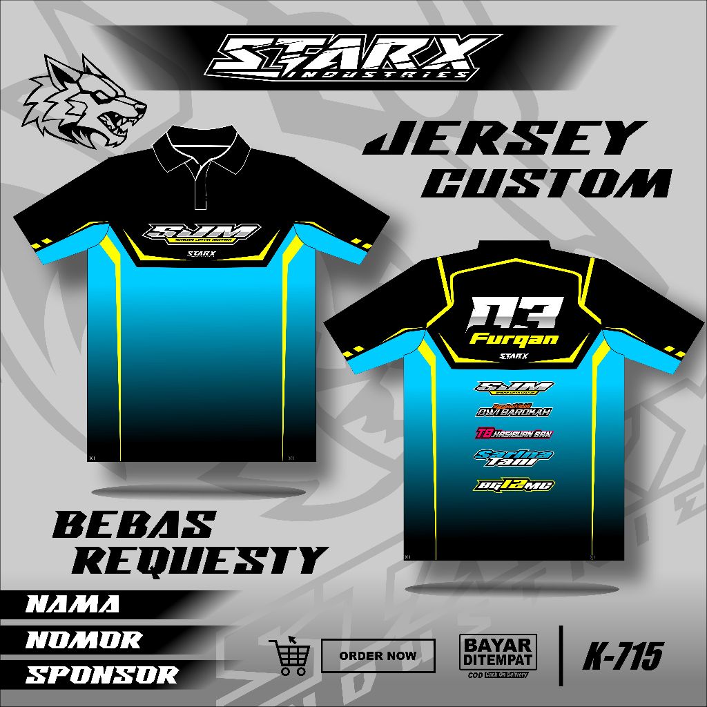 RACING JERSEY custom jersey RACING jersey can change name number ...