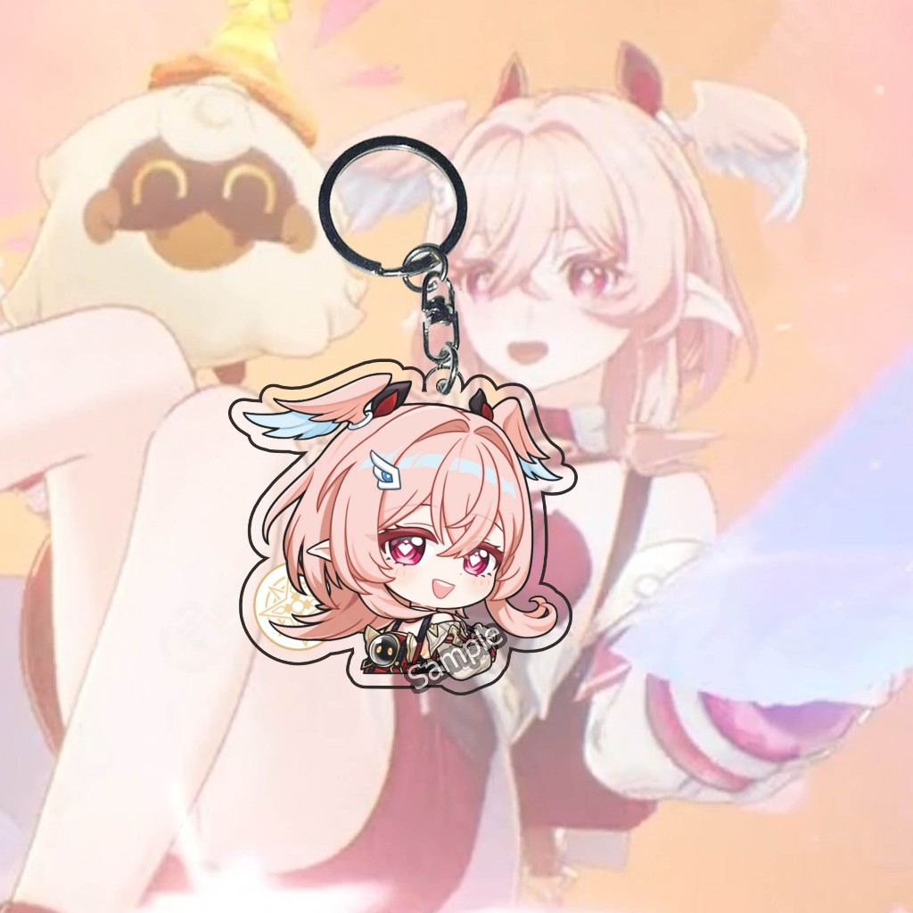 Genshin Impact Linnea all key chain - Souvenir - Anime - Keychain ...