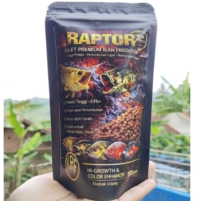 KRF RAPTOR PREDATOR FISH PELLETS FOOD FOR CHANA, ARWANA, LOUHAN, Oskar ...