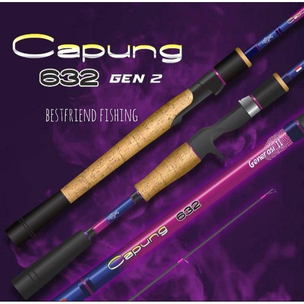 RELIX NUSANTARA CAPUNG 632 GEN.2 - Spinning Baitcasting Rod/ (Original ...