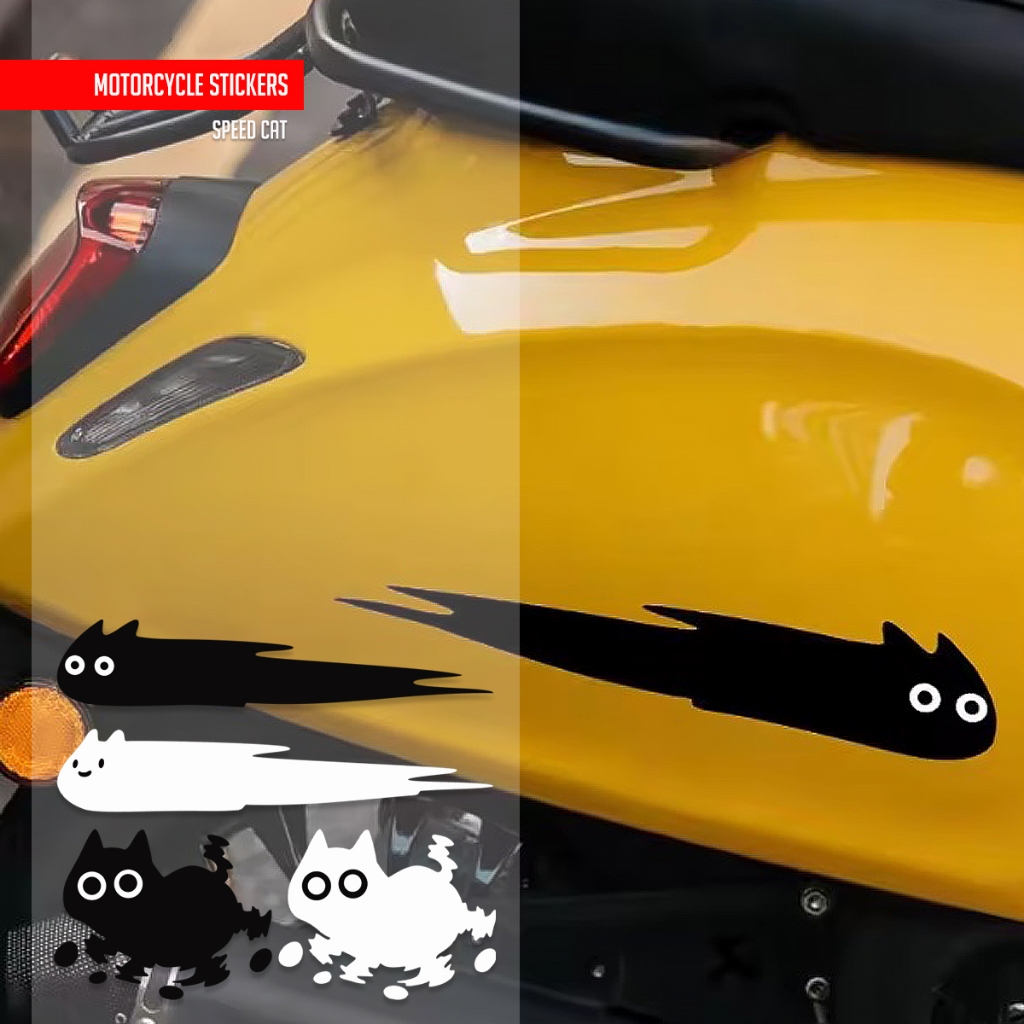 Speed Cat Motorcycle Variation Sticker | Shopee Philippines
