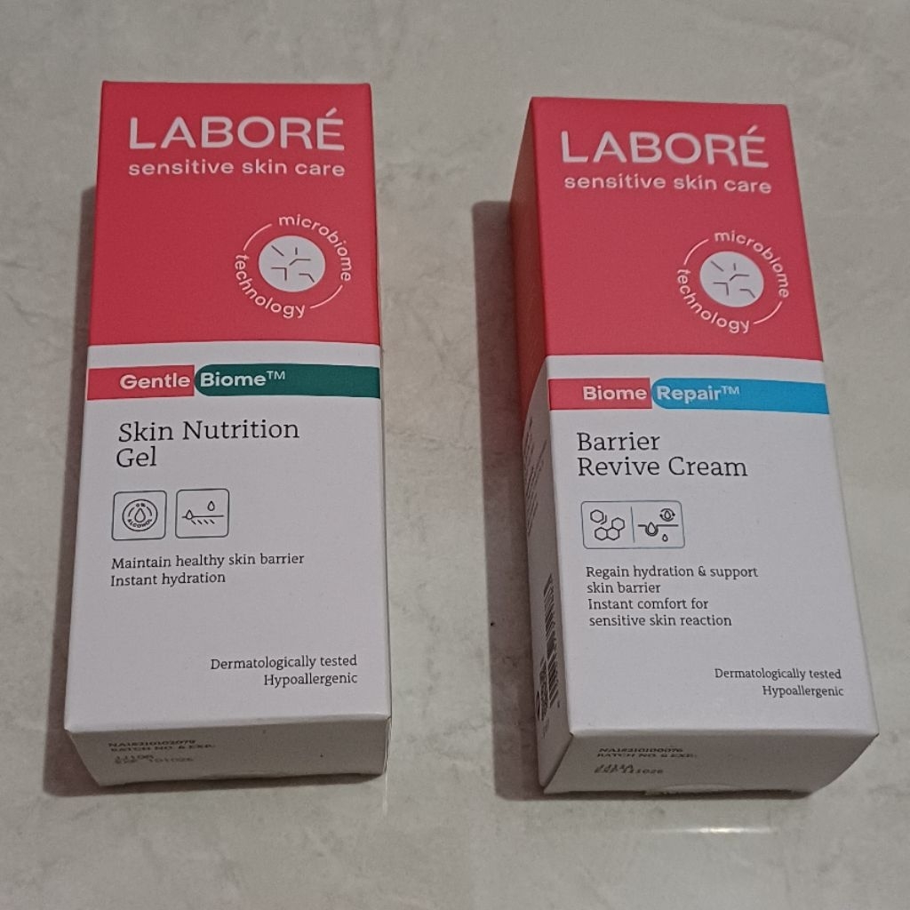 DECLUTTER LABORE Biome Repair Barrier Revive Cream 50ml & LABORE Gentle ...