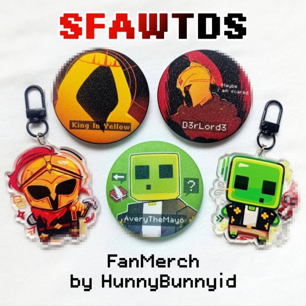 [NEW]SFAWTDS Keychains Fan Merch [HunnyBunnyID] [Searching for a world ...