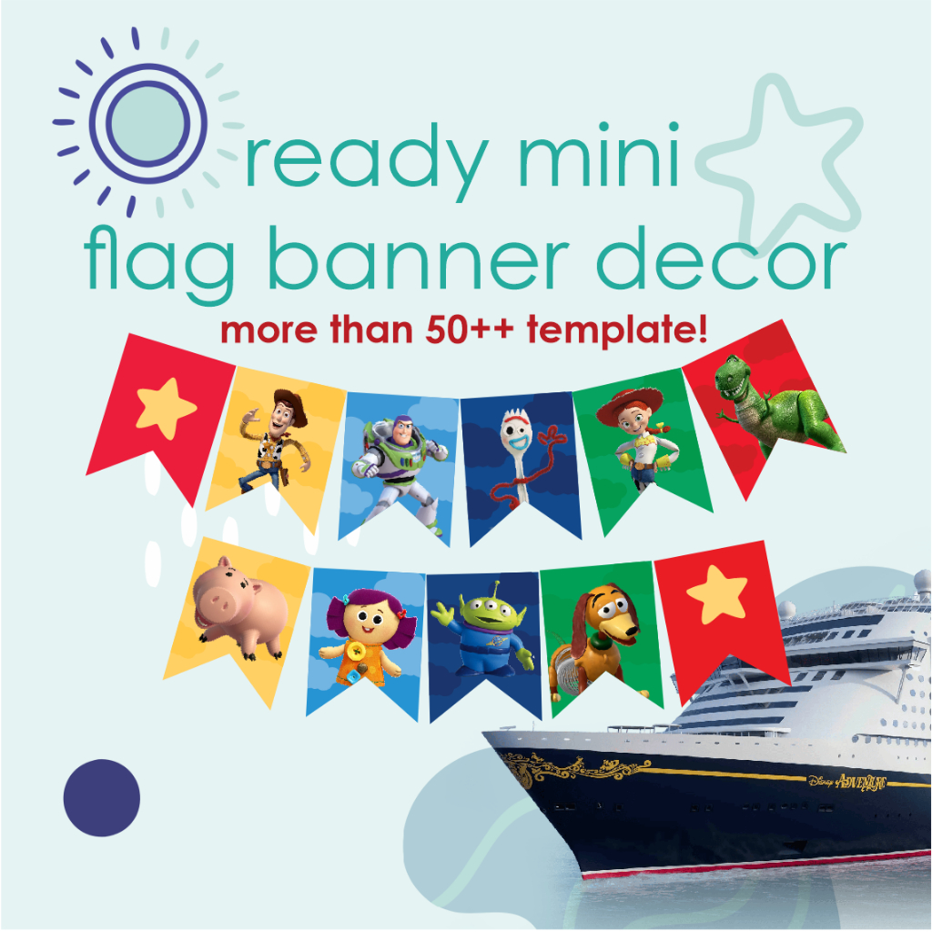 - MINI FLAG BANNER DECOR 11 PCS/ SET PIXIE DUSTING DOOR DECOR | Shopee ...