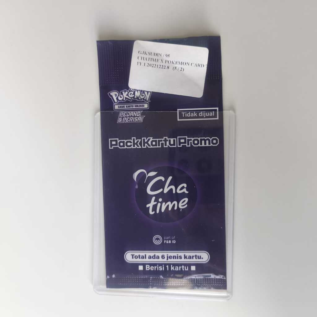 Pokemon Promotion Chatime Sealed Pack | Shopee Philippines