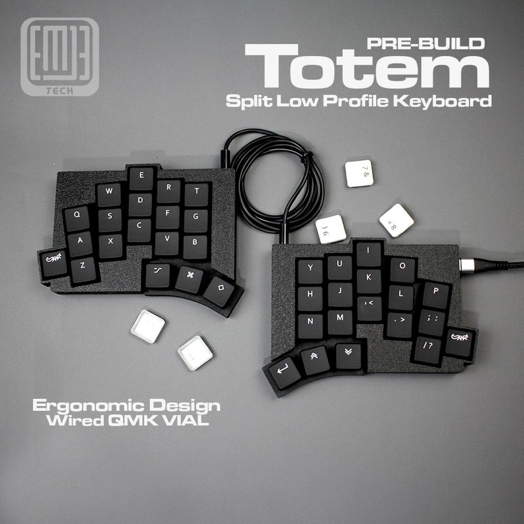 Totem Wired Low Profile Split Mechanical Keyboard Kailah Choc V1