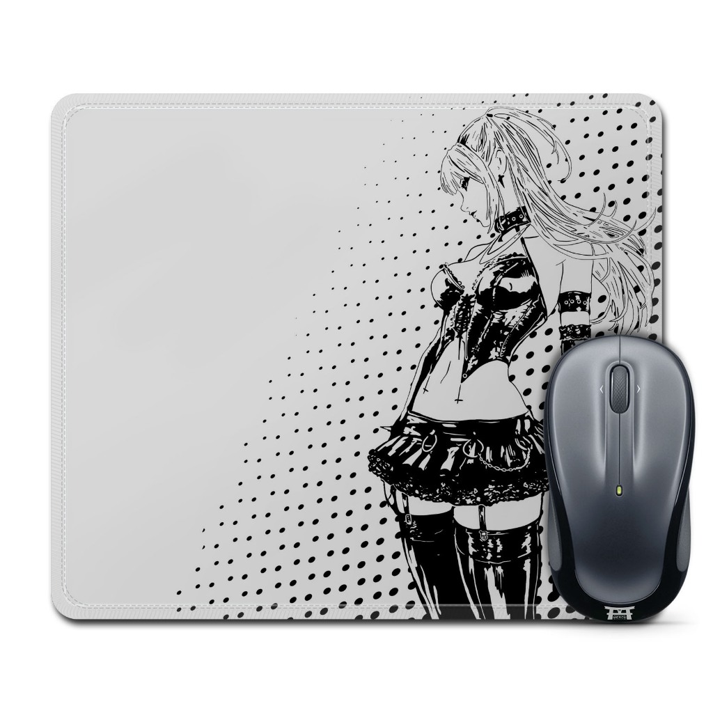 Mouse pad gaming anime MISA AMAKE KIRA BW - DEATH NOTE Rubber material ...
