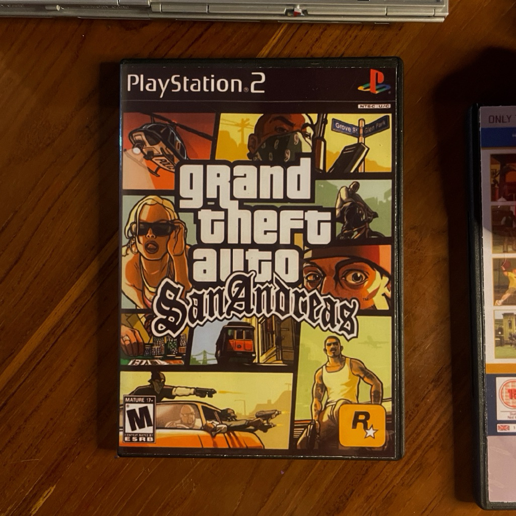 DVD GAME PLAYSTATION 2 GTA SAN ANDREAS PS2 CASSETTE/ PS2 CD/ | Shopee ...