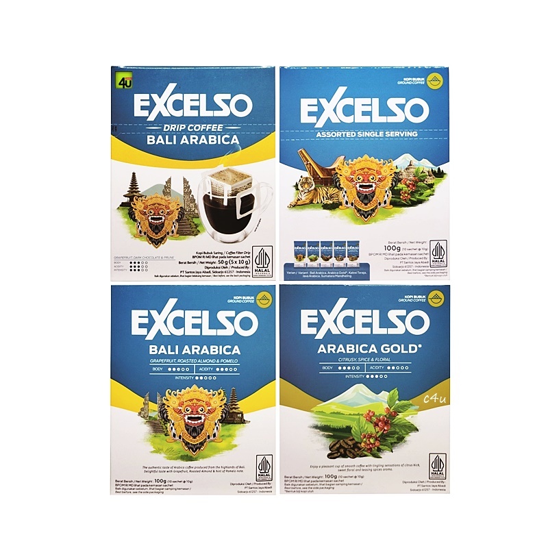 Excelso - Single Serving Ground Coffee - Flip Top Box | Shopee Philippines