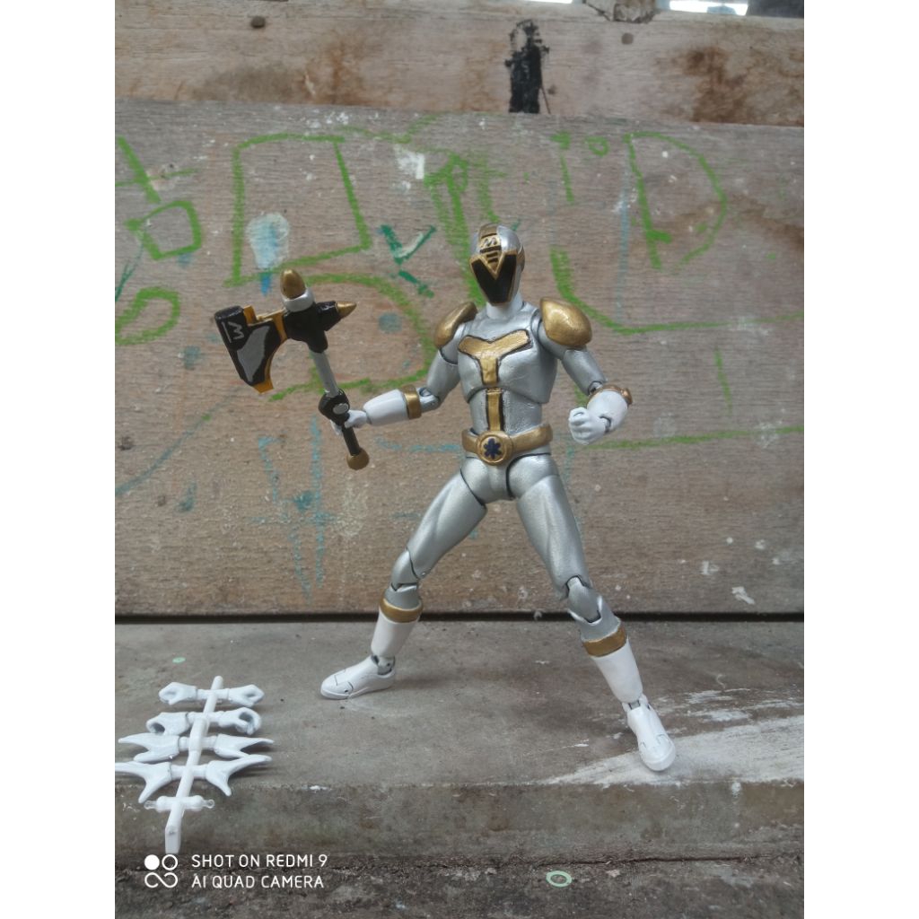 Shf Titanium ranger shfiguarts custom action figure power rangers super ...