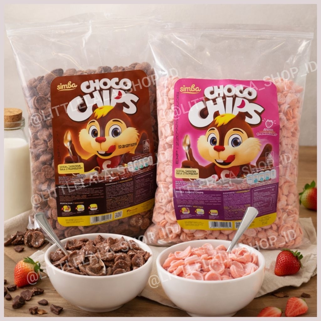 Simba Choco Chips 950gr Children's breakfast cereal Chocolate ...