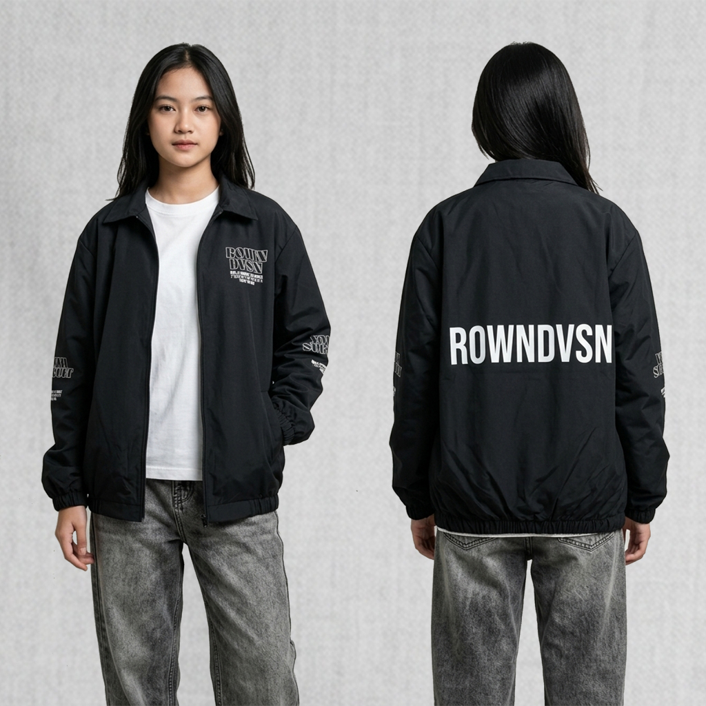 Rown Division Tracksuit Tracktop Jacket || Mortalian Black | Shopee ...
