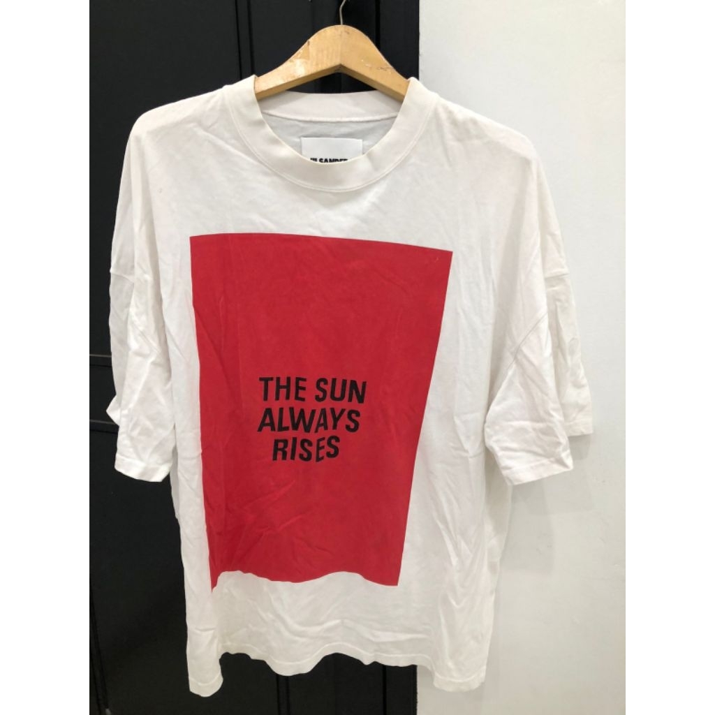 Jil sander the sun always t-shirt RISES Original | Shopee Philippines