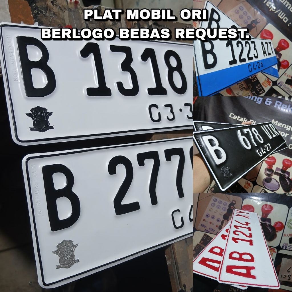1 pair of ORIGINAL CAR PLT CAN BE INSTANT | Shopee Philippines