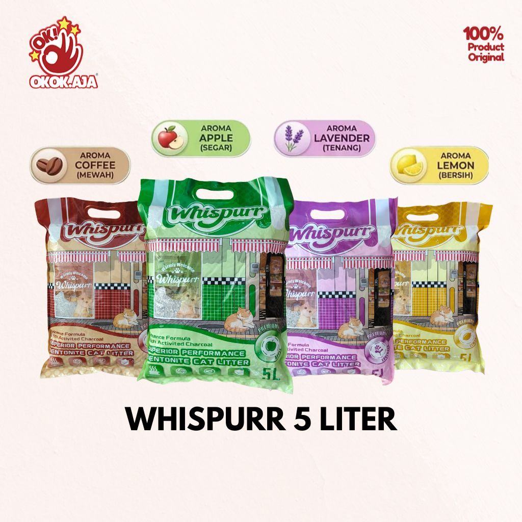 WHISPURR 5 Liters - Cheap, Clumpy, and Long-Lasting Cat Litter | Shopee ...