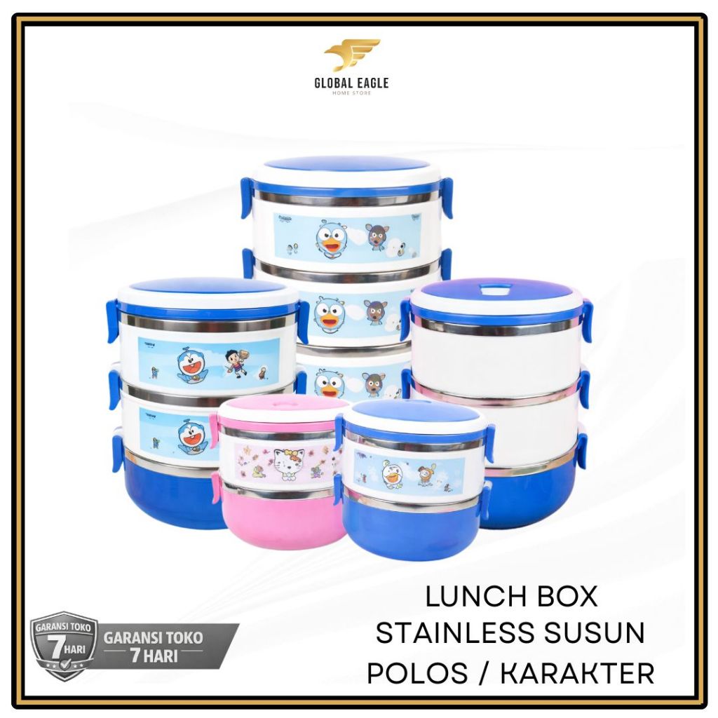 Lunch Box Stainless Steel Stackable Lunch Box Anti-Rust Food Grade ...