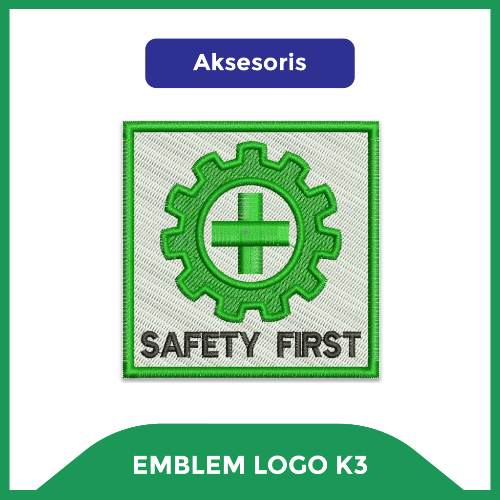 K3 LOGO EMBROIDERY K3 LOGO EMBLEM/ INDONESIAN FLAG EMBROIDERY/ | Shopee ...