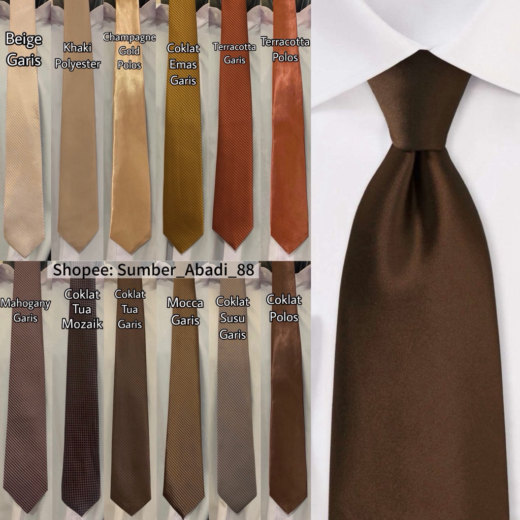 Men's Tie Manual Tie Bright Brown Milk Coksu Light Khaki Dark Brown ...