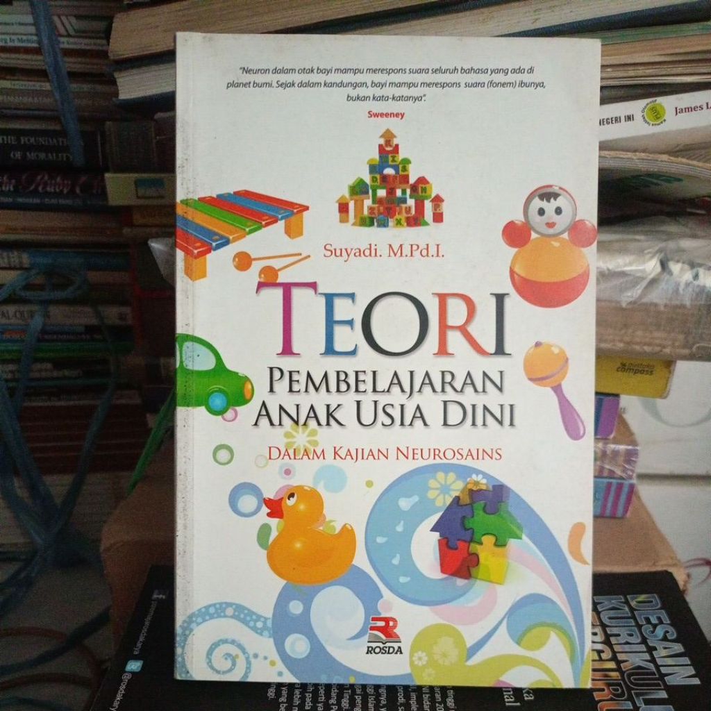 ORIGINAL USED EARLY CHILDHOOD LEARNING THEORY BOOK IN NEUROSAINS STUDY ...