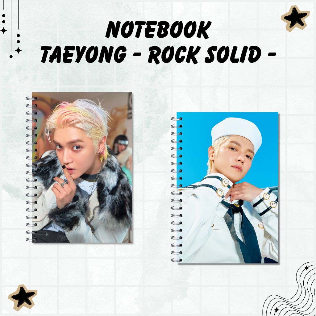 NCT SOLID ROCK TAEYONG A6 NOTEBOOK | Shopee Philippines