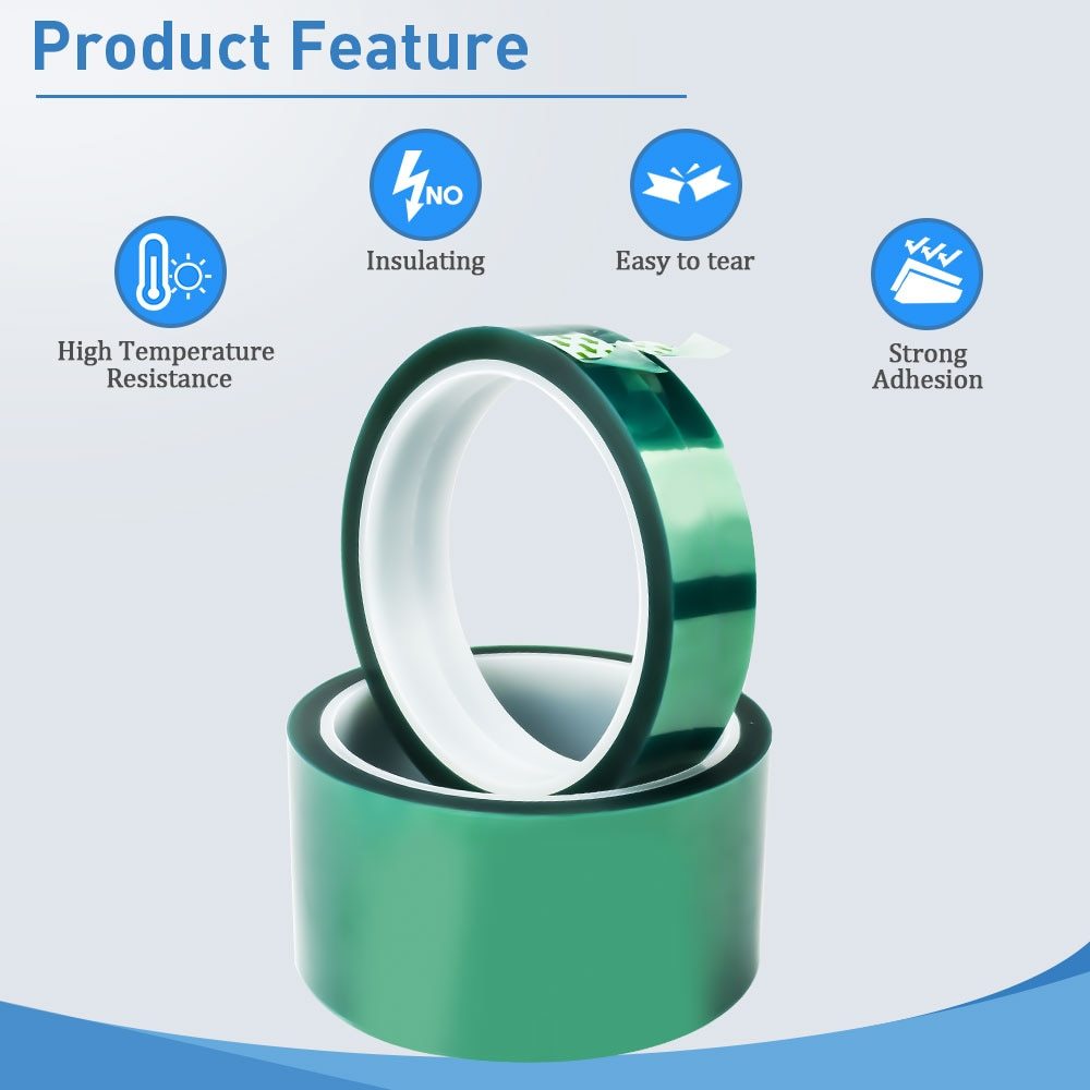 Heat Resistant Insulation Solder Tape 200 Degree Masking Die Cut 33M ...