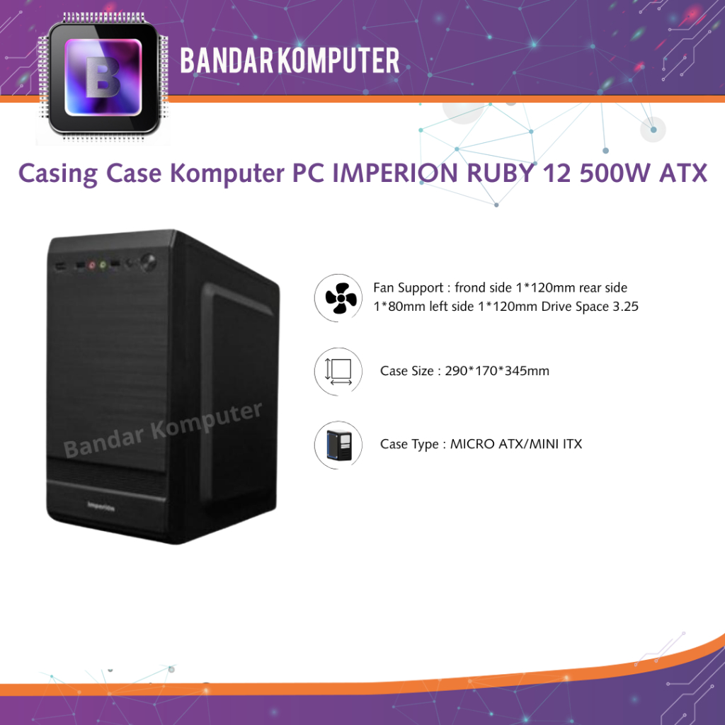IMPERION RUBY 12 500W ATX PC Computer Case | Shopee Philippines