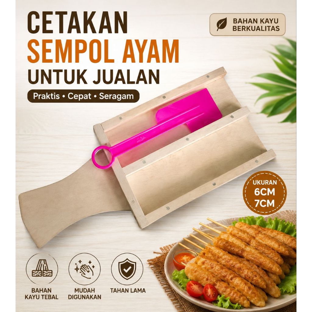 Chicken sempol mold for sale 6cm sempol/ 7cm thumb/, two-compartment ...