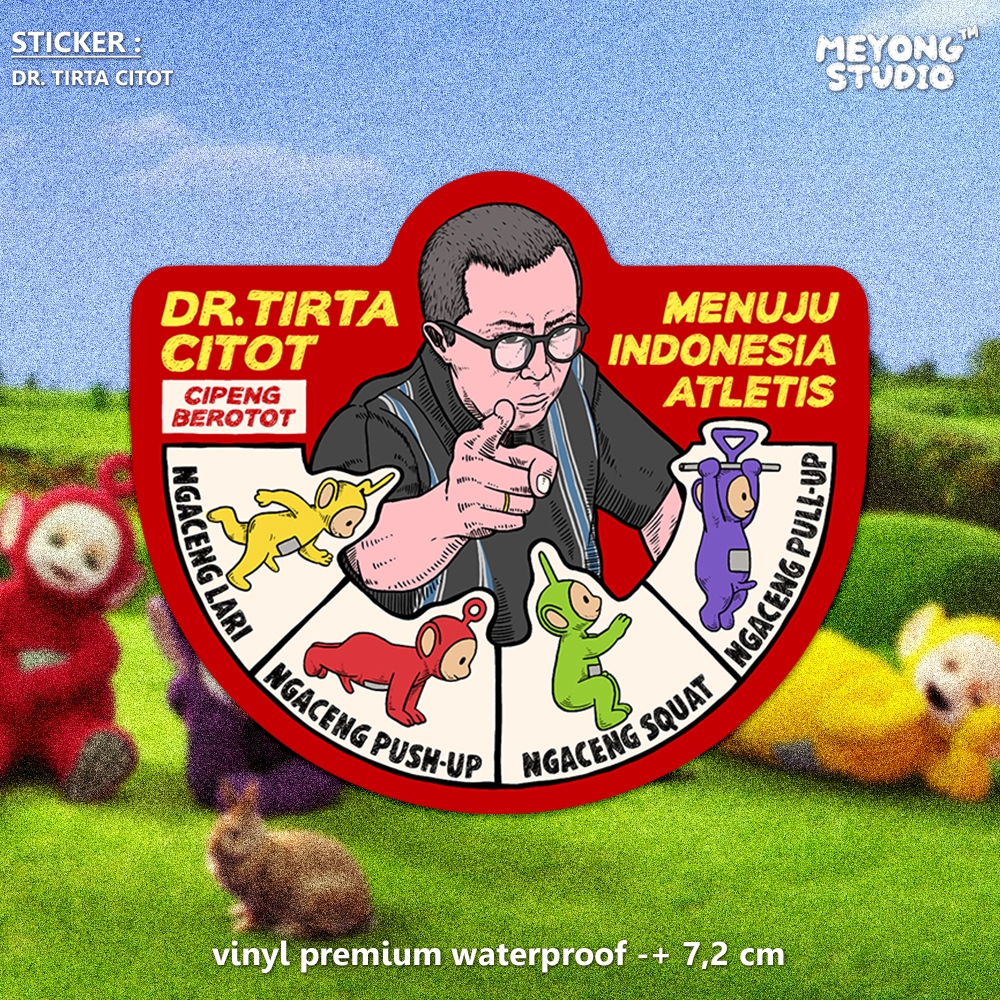 Meyong studio | Dr. Tirta Citot Sticker | Aesthetic Stickers | Sticker ...