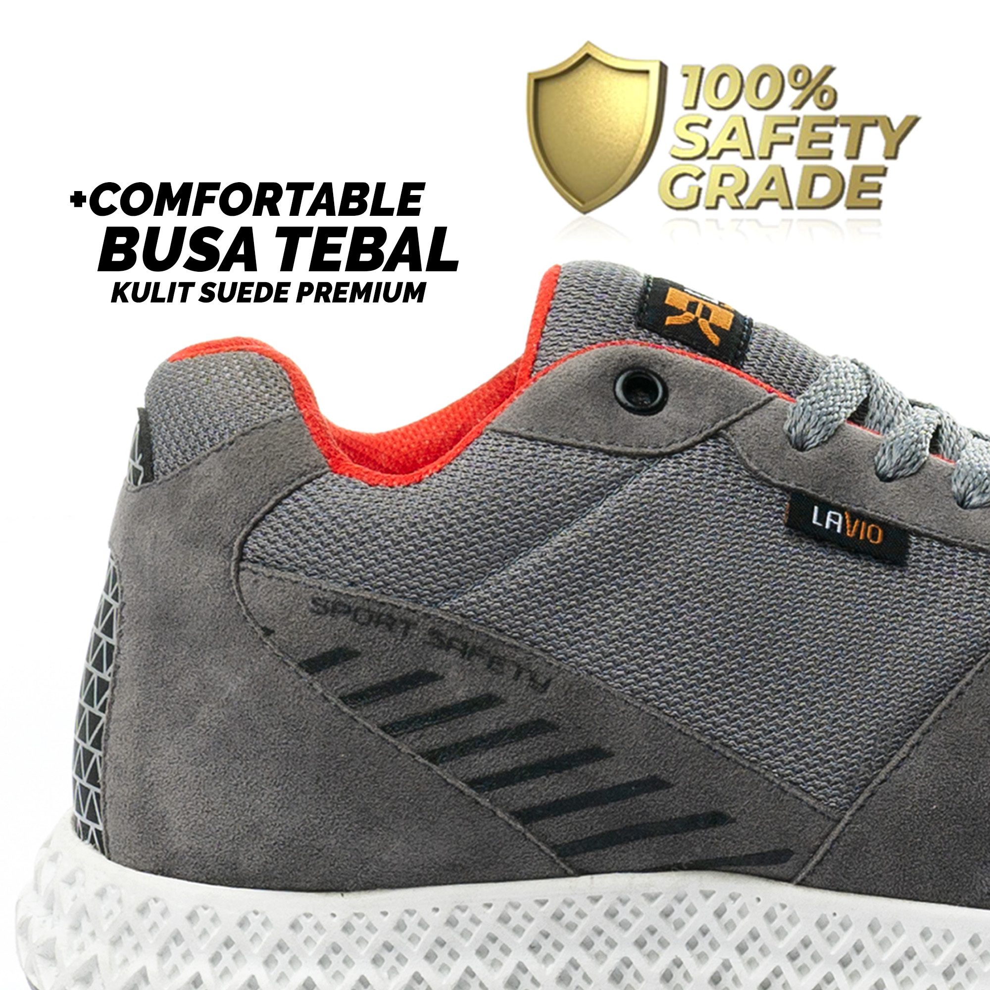 Lavio Men's Sports Safety Shoes Original Best Quality Branded Lavio ...