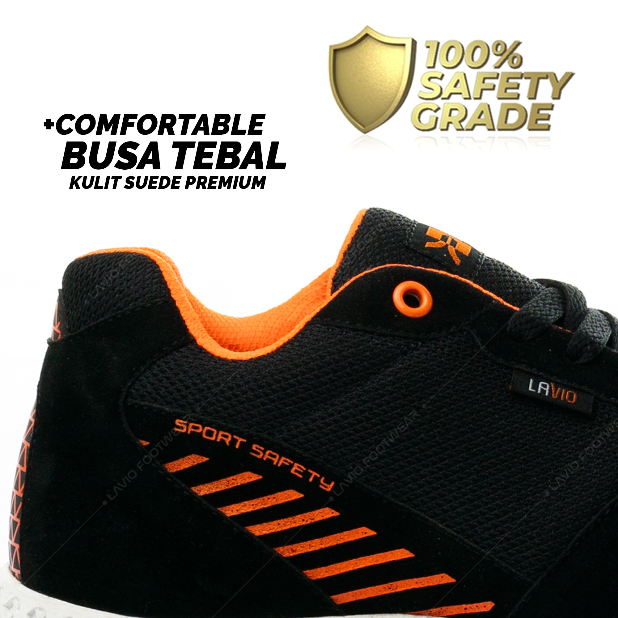 Lavio Men's Sports Safety Shoes Original Best Quality Branded Lavio ...