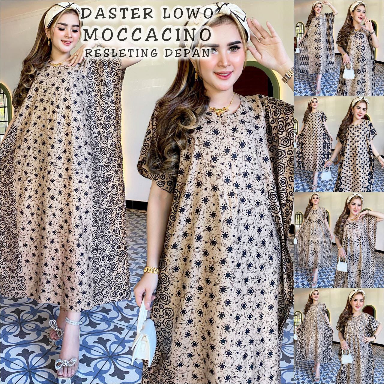 LOWO DASTER LD 125 COKLATAN MOTIF (SOGAN) SILVERQUEEN FRONT ZIPPER BAT ...