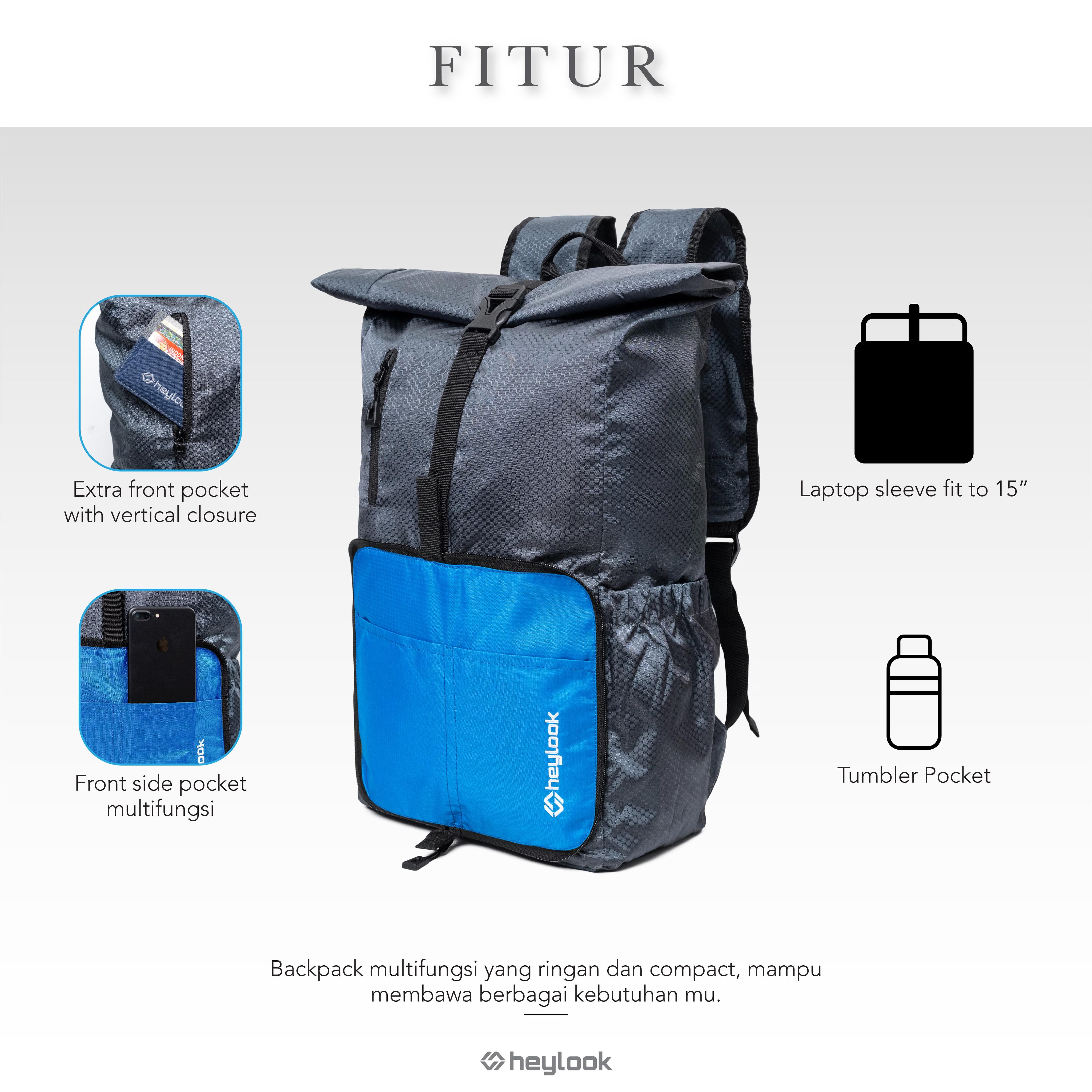 Heylook Official - ARTHUR Outdoor Backpack Folding Bag Travel Bag ...
