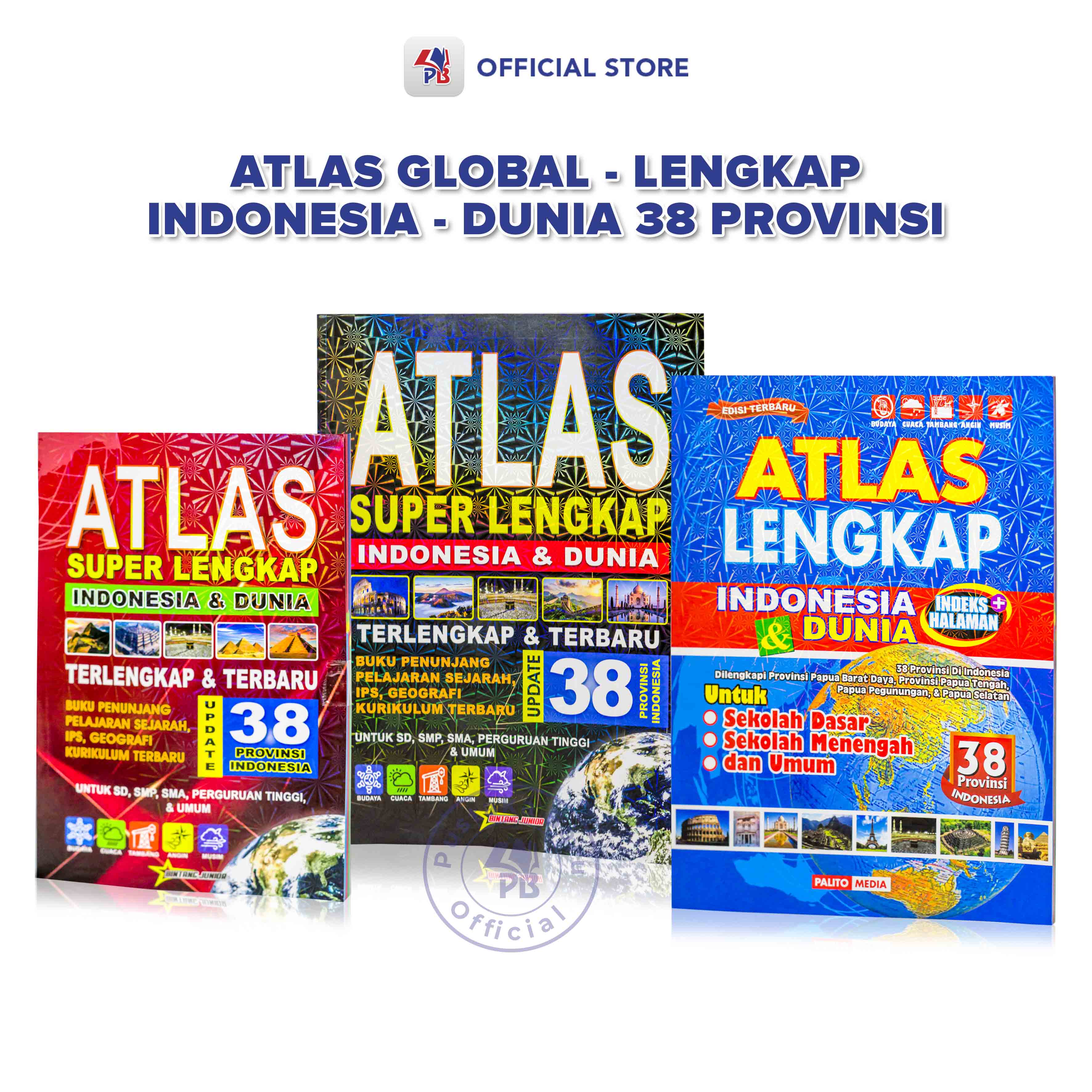 Latest Edition of the Atlas of 38 Provinces / Complete Atlas of ...