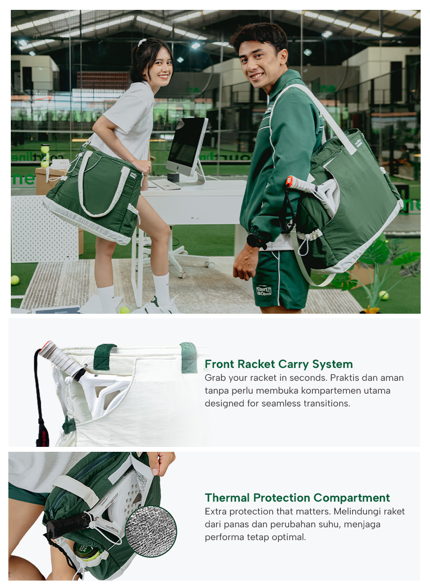 Terrel x Wallts Ketta Multifunctional Sports Bag Padel Racket Bag ...