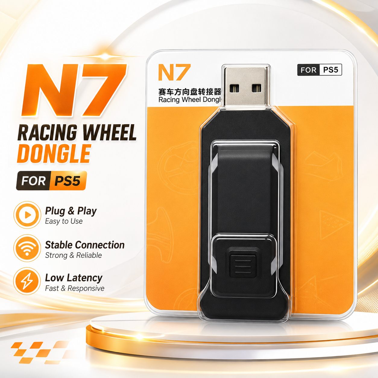 PXN N7 Receiver Converter Adapter PS5 for Racing Wheel PXN V3 Pro V9 V9 ...