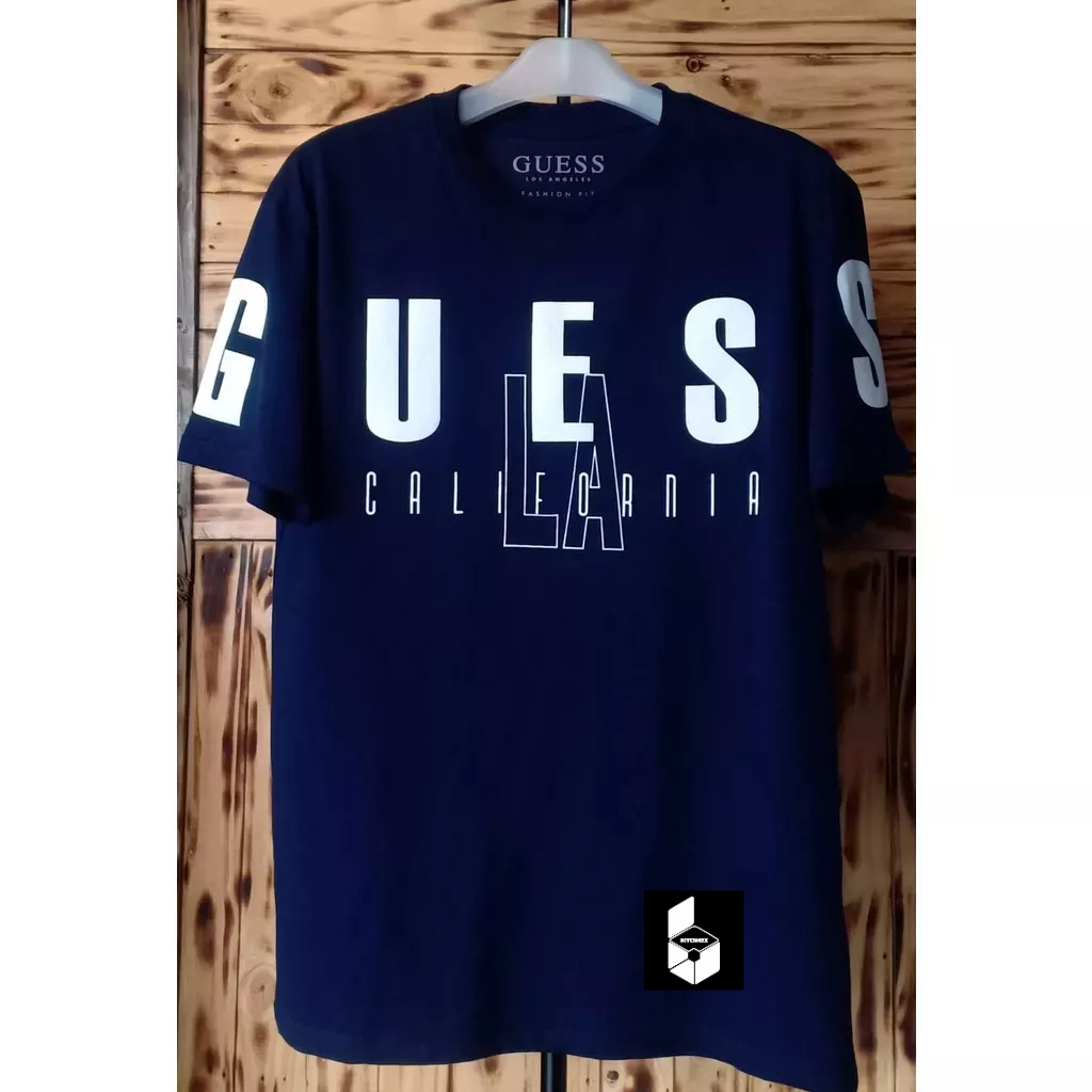 Guess Summer New Product Letter Printing Loose Men s Casual Short Sleeved T Shirt Shopee Philippines