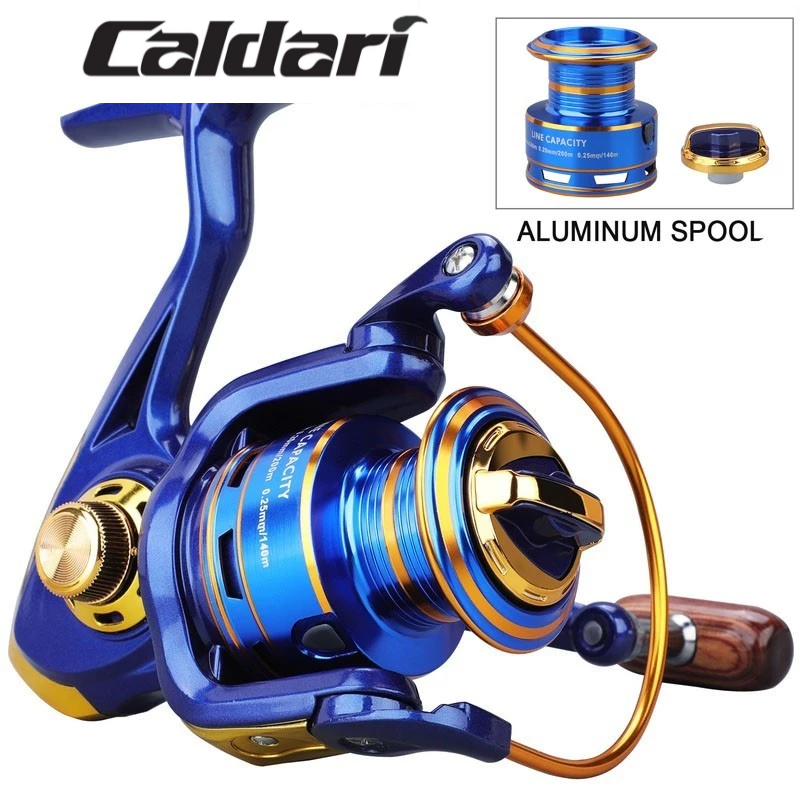 Caldari High Quality 12BB Metal Spool Spinning Fishing Reel 1000-5000 ...