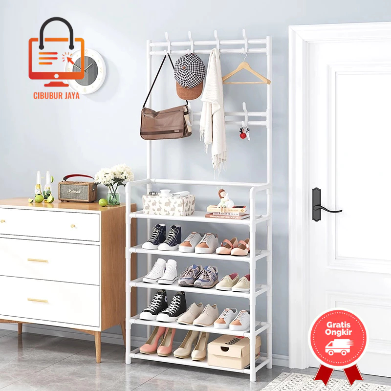 Cibubur JAYA STAND HANGER Clothes Shoe Rack Clothes Hanging Rack