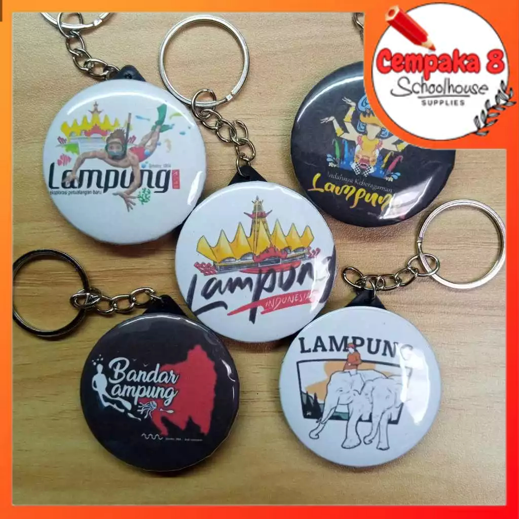 GANTUNGAN Keychain Ganci Souvenir Souvenir Souvenir Typical Lampung ...