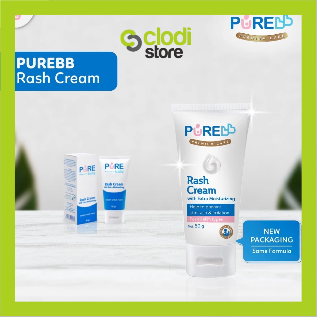 Pure Baby BB Baby Rash cream with extra moisturizing 50gr For Diaper