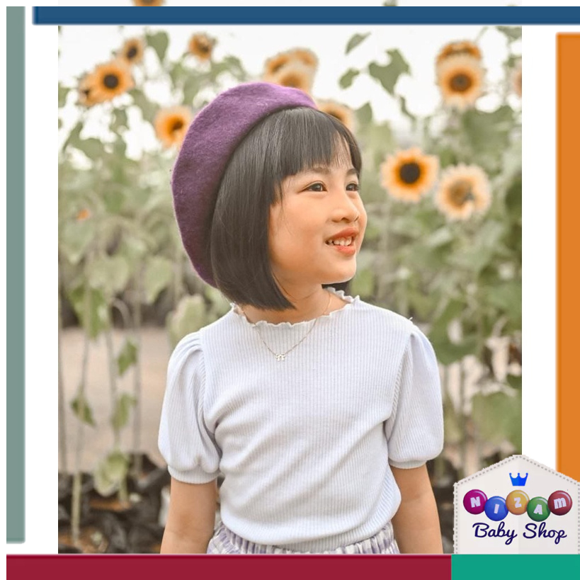 Yuki TOP 15 Years Old Girls Clothes RIB Material Size Plain Color