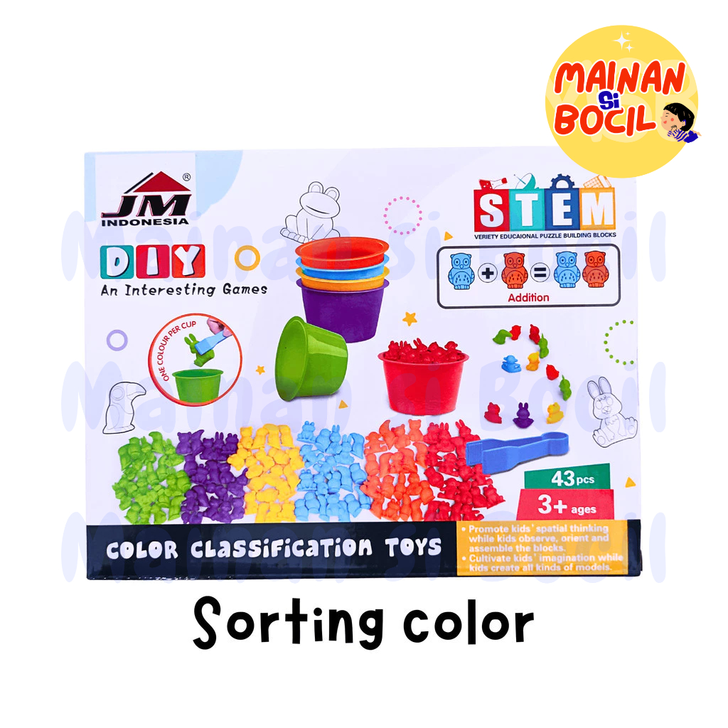 Educational toys train motor sorting color learning color and count ...