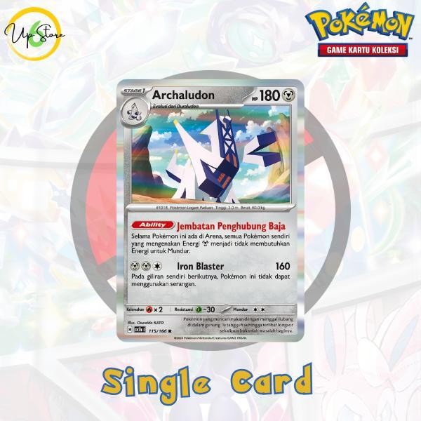 Archaludon - 115/166 - Ration Guidance (sv7s) - Indonesian Pokemon TCG ...