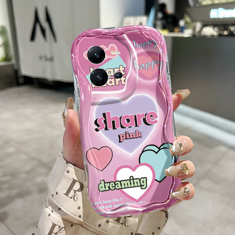 CAHAYA Casing Hp For VIVO V25 5G V25E V21E Y73 2020 Case Softcase Pink ...